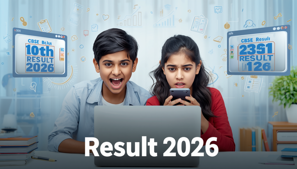 CBSE result cbseresults.nic.in CBSE 10th result 10th result 2026 12th result 2026