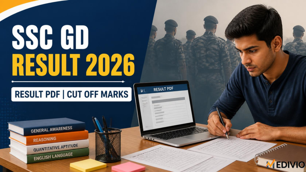 SSC GD Result 2026 featuring result PDF download and cut off marks information